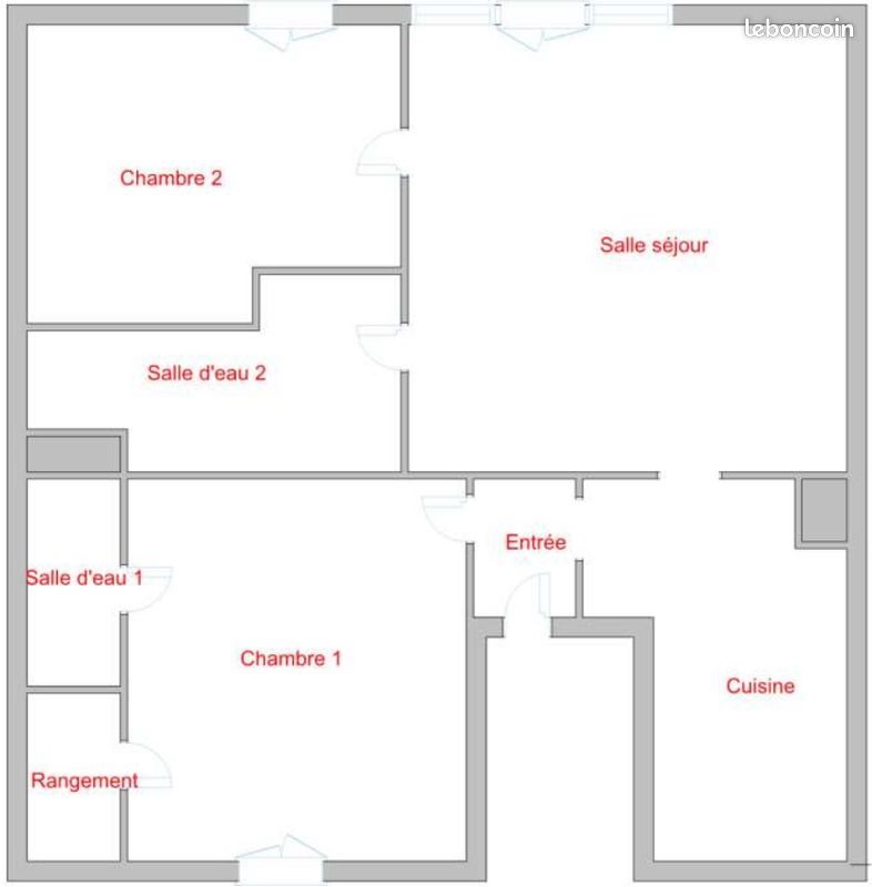 Appartement à louer, 60m², Tremblay-en-France