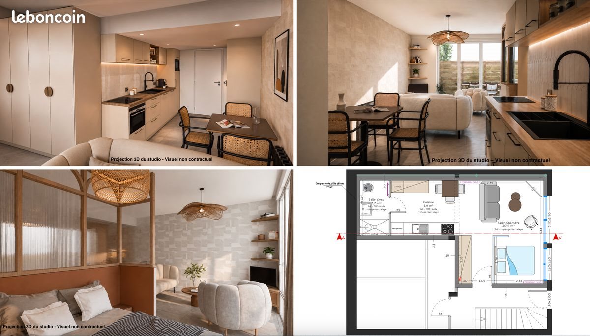 Appartement à vendre, 46m², Lorient