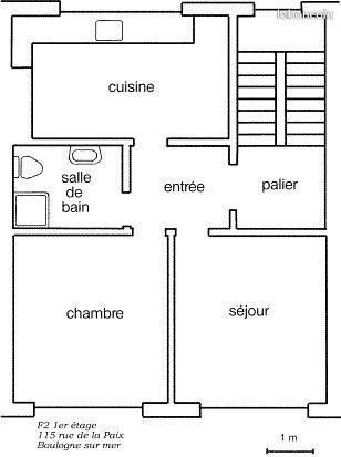 Appartement à louer, 45m², Boulogne-sur-Mer