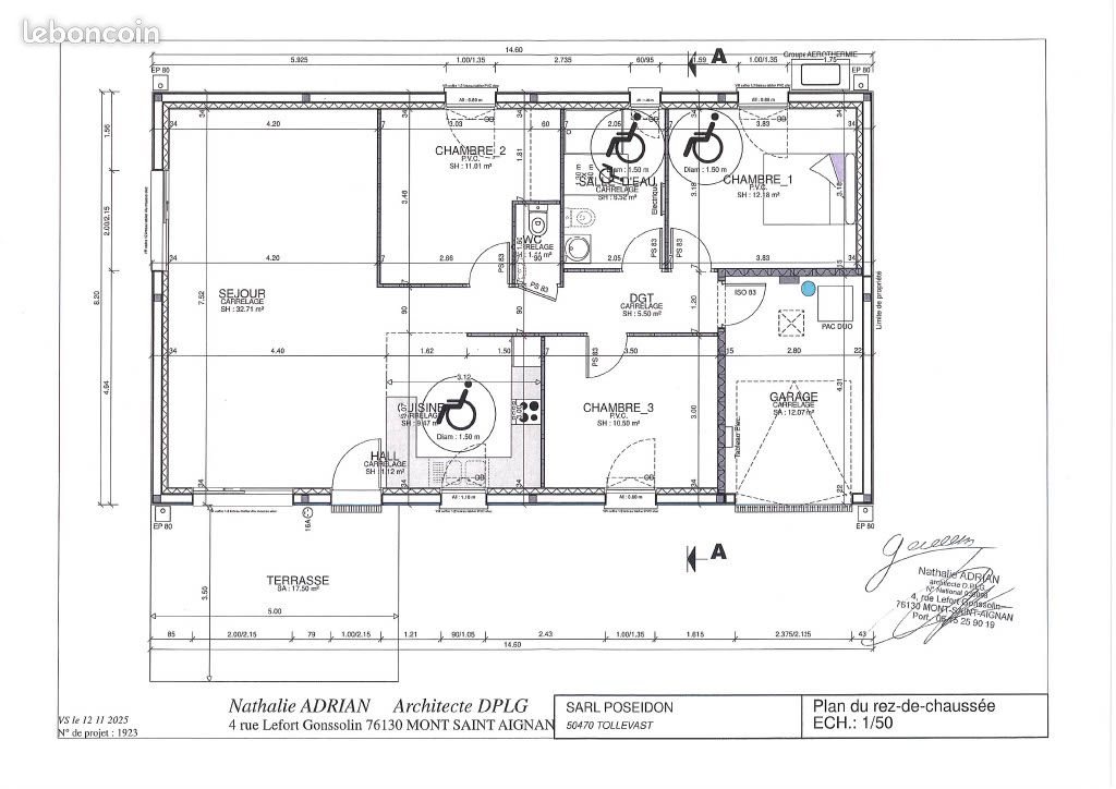 Maison à vendre, 88m², Tollevast