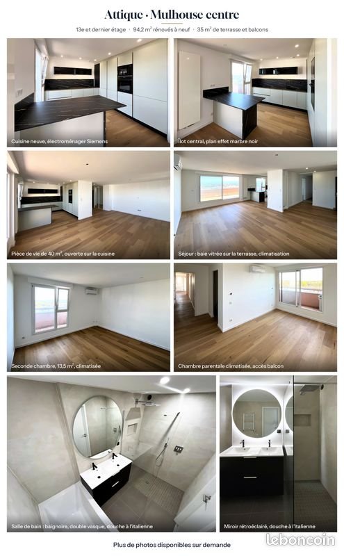 Appartement à vendre, 94m², Mulhouse