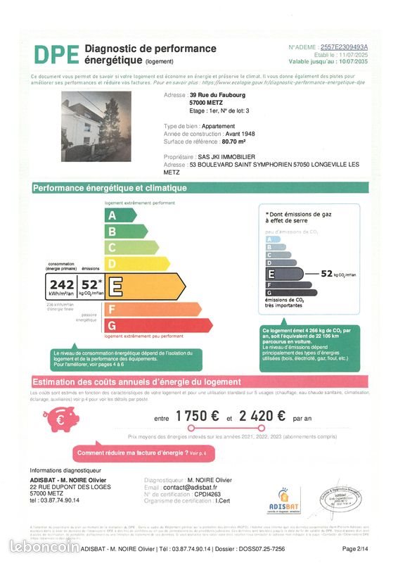 Appartement à vendre, 81m², Metz