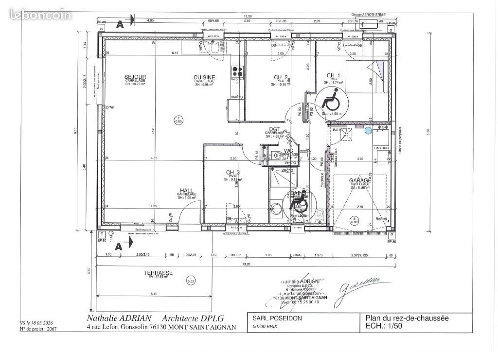 Maison à vendre, 85m², Brix