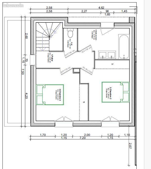 Maison à vendre, 85m², Trignac