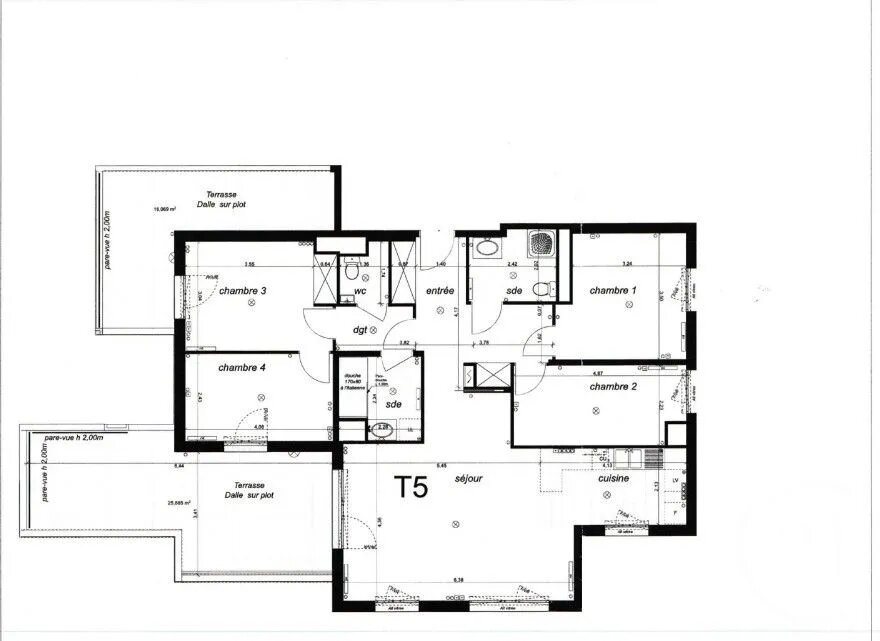 Appartement à vendre, 108m², Bagneux