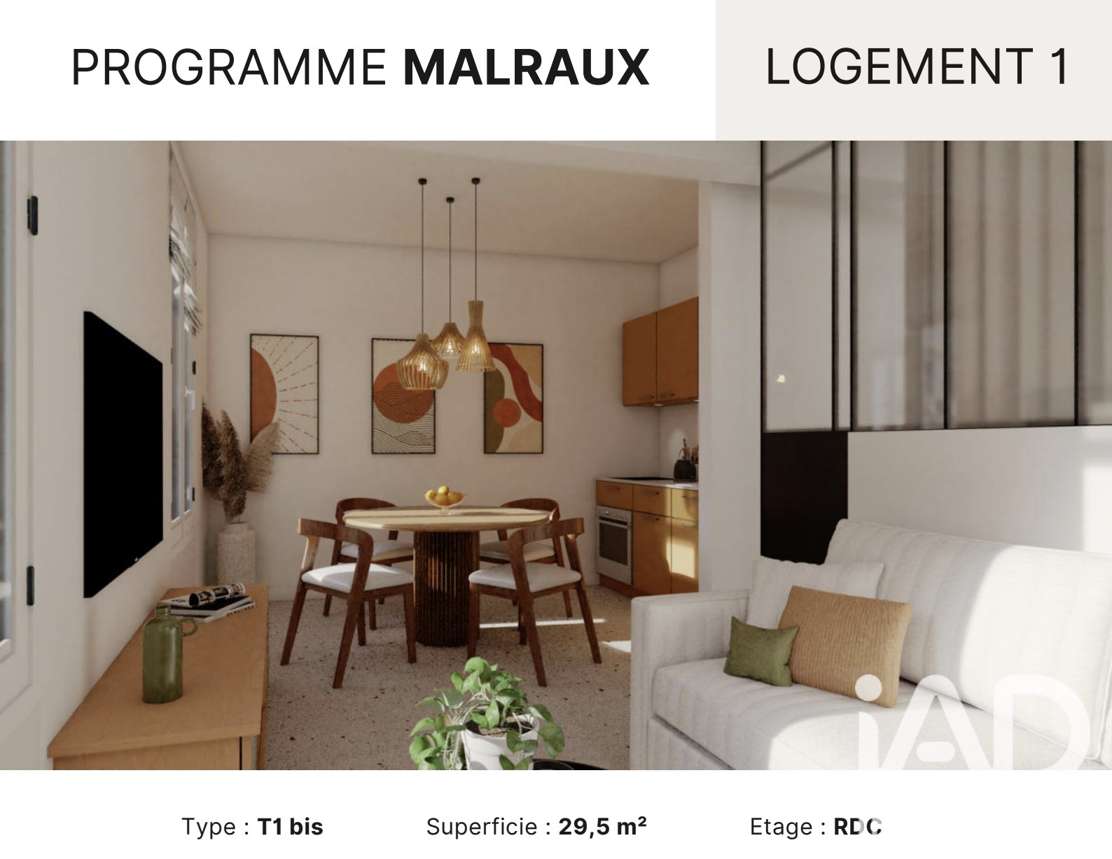 Appartement à vendre, 29m², La Rochelle