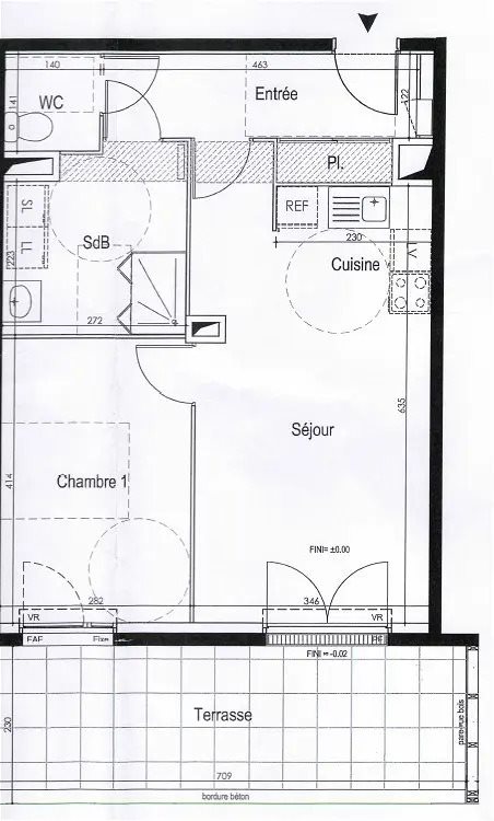 Appartement à louer, 54m², Rennes