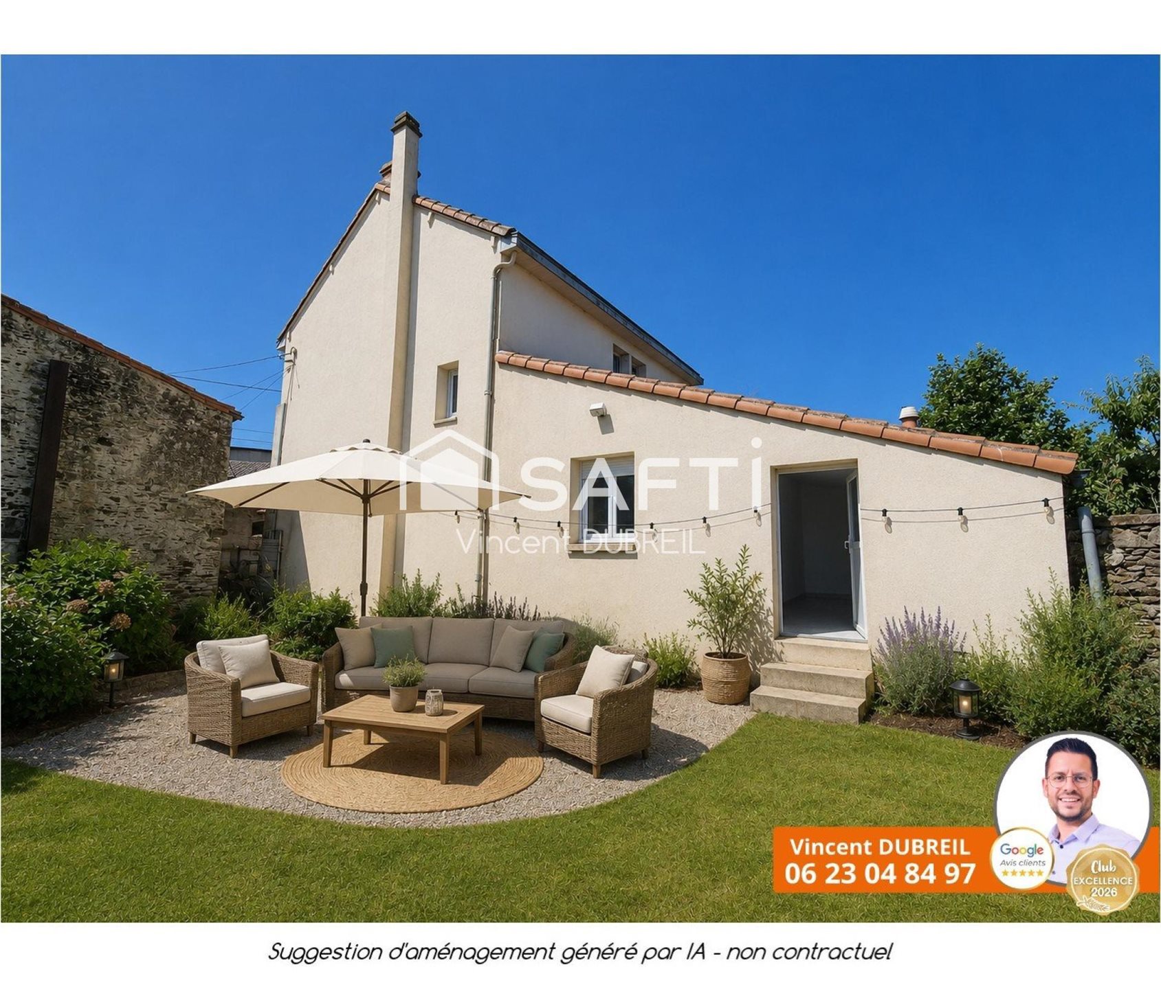 Maison à vendre, 92m², Saint-Fiacre-sur-Maine