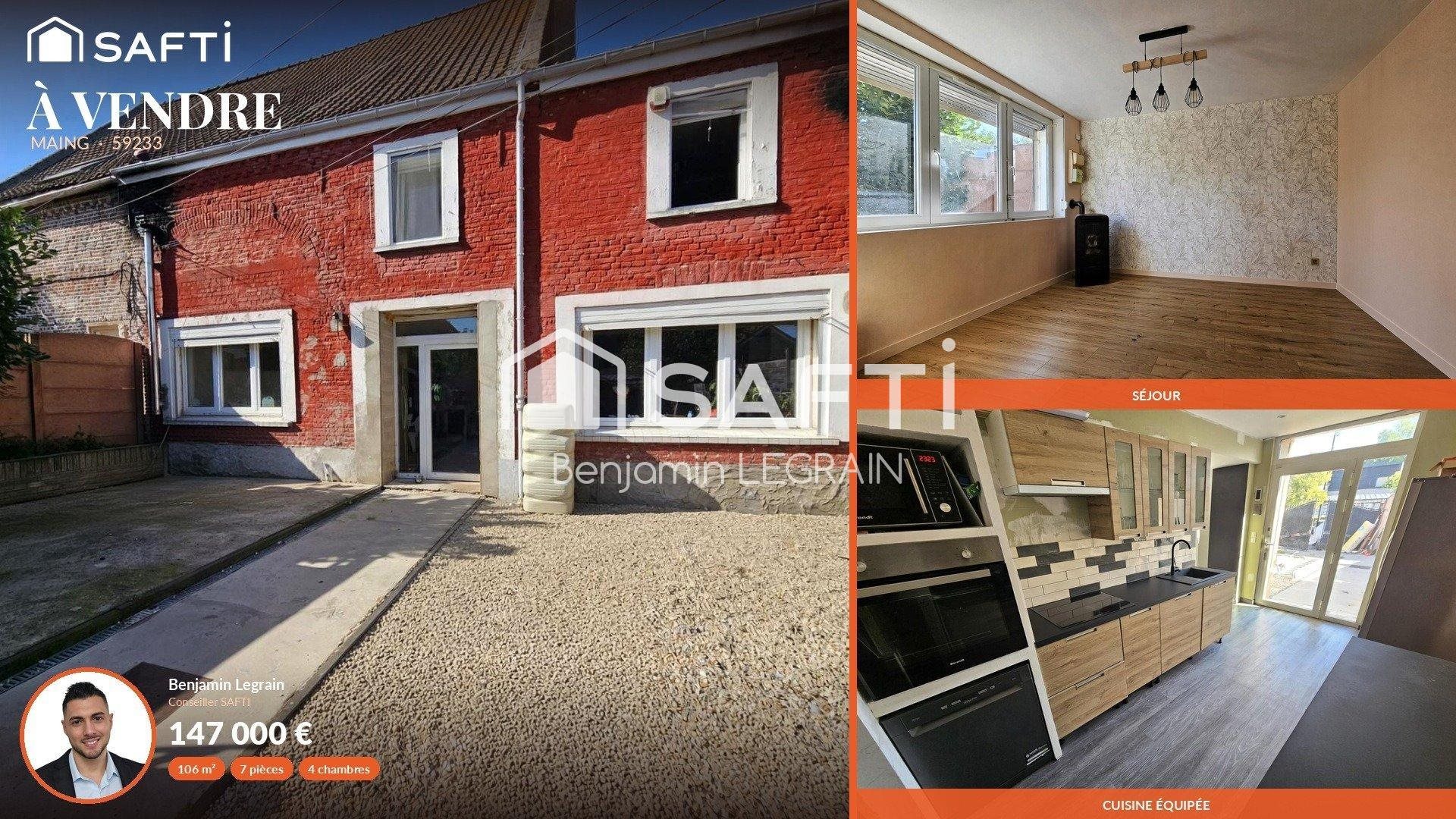 Maison à vendre, 106m², Maing