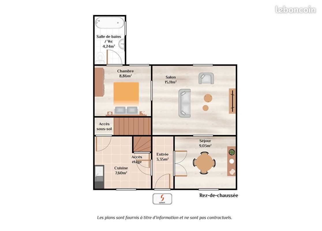 Maison à vendre, 47m², Montluçon