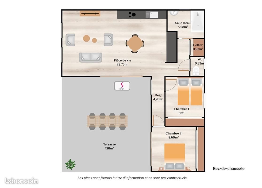 Maison à vendre, 64m², Saint-Hilaire-de-Riez