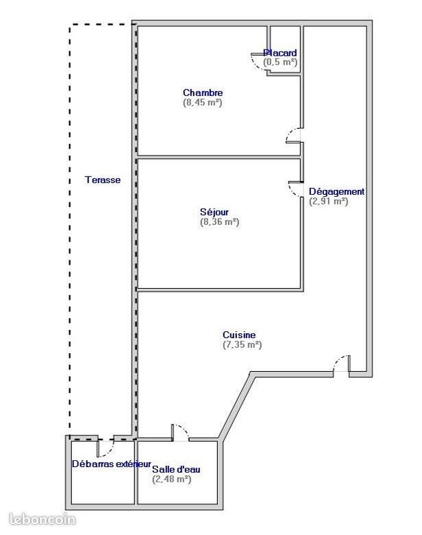 Appartement à vendre, 30m², Marignane
