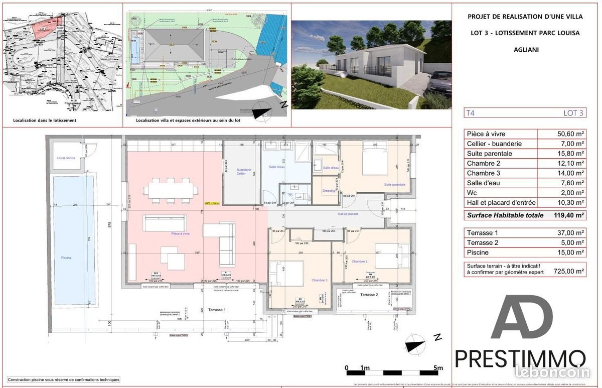 Maison à vendre, 120m², Bastia