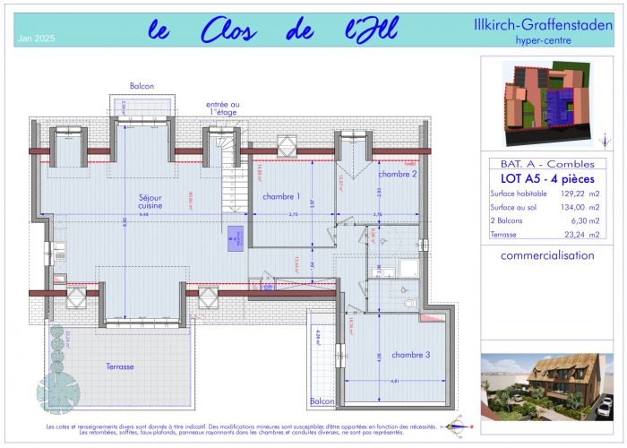 Appartement à vendre, 129m², Illkirch-Graffenstaden