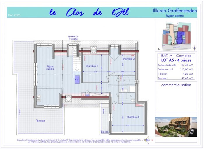 Appartement à vendre, 129m², Illkirch-Graffenstaden