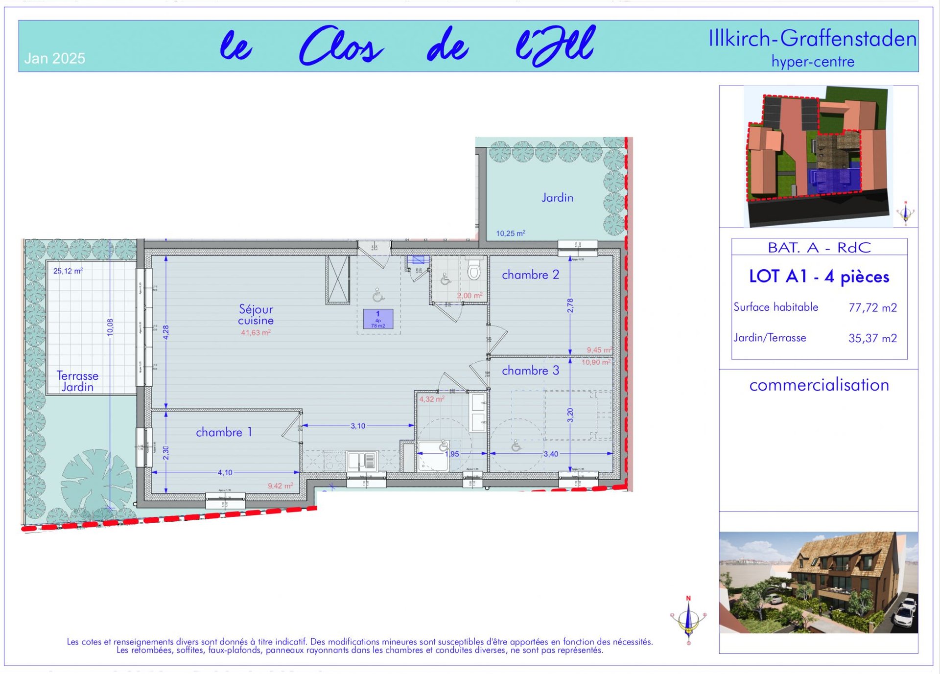 Appartement à vendre, 78m², Illkirch-Graffenstaden