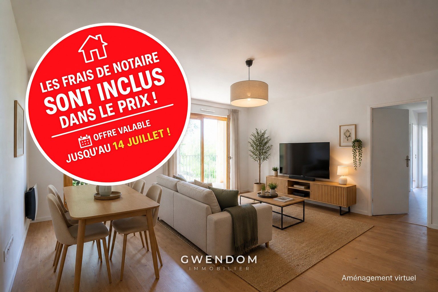 Appartement à vendre, 81m², Torcy