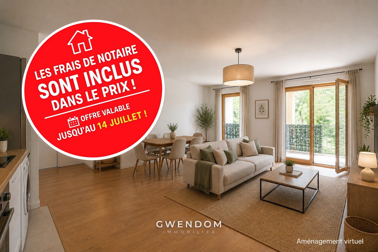 Appartement à vendre, 81m², Torcy