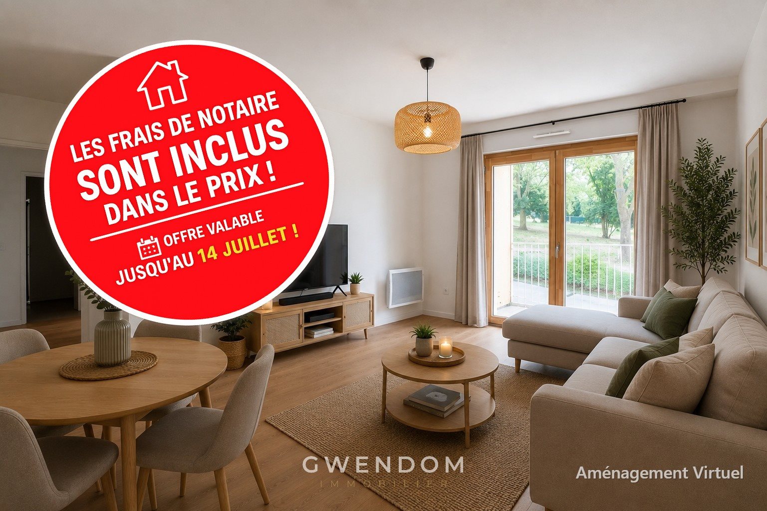 Appartement à vendre, 54m², Torcy