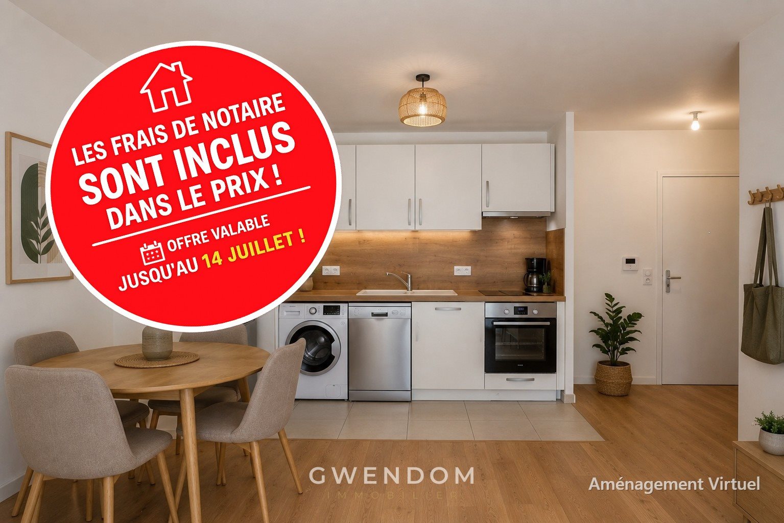 Appartement à vendre, 54m², Torcy