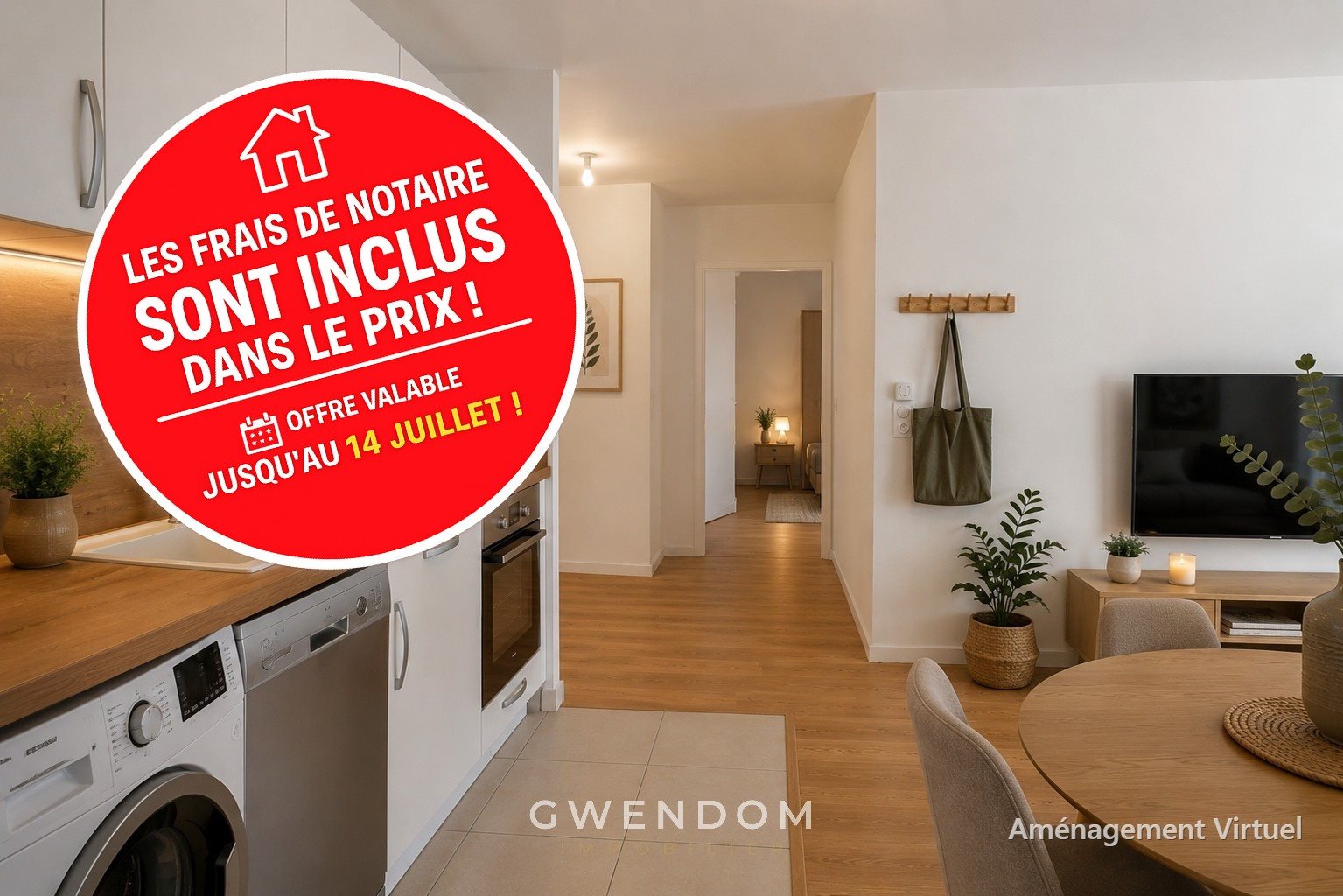 Appartement à vendre, 54m², Torcy