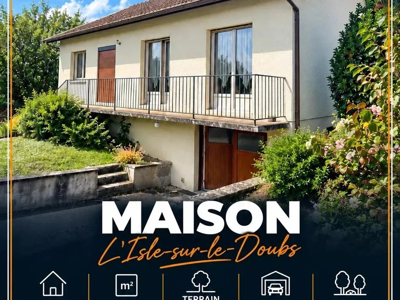 Maison à vendre, 2m², L'Isle-sur-le-Doubs