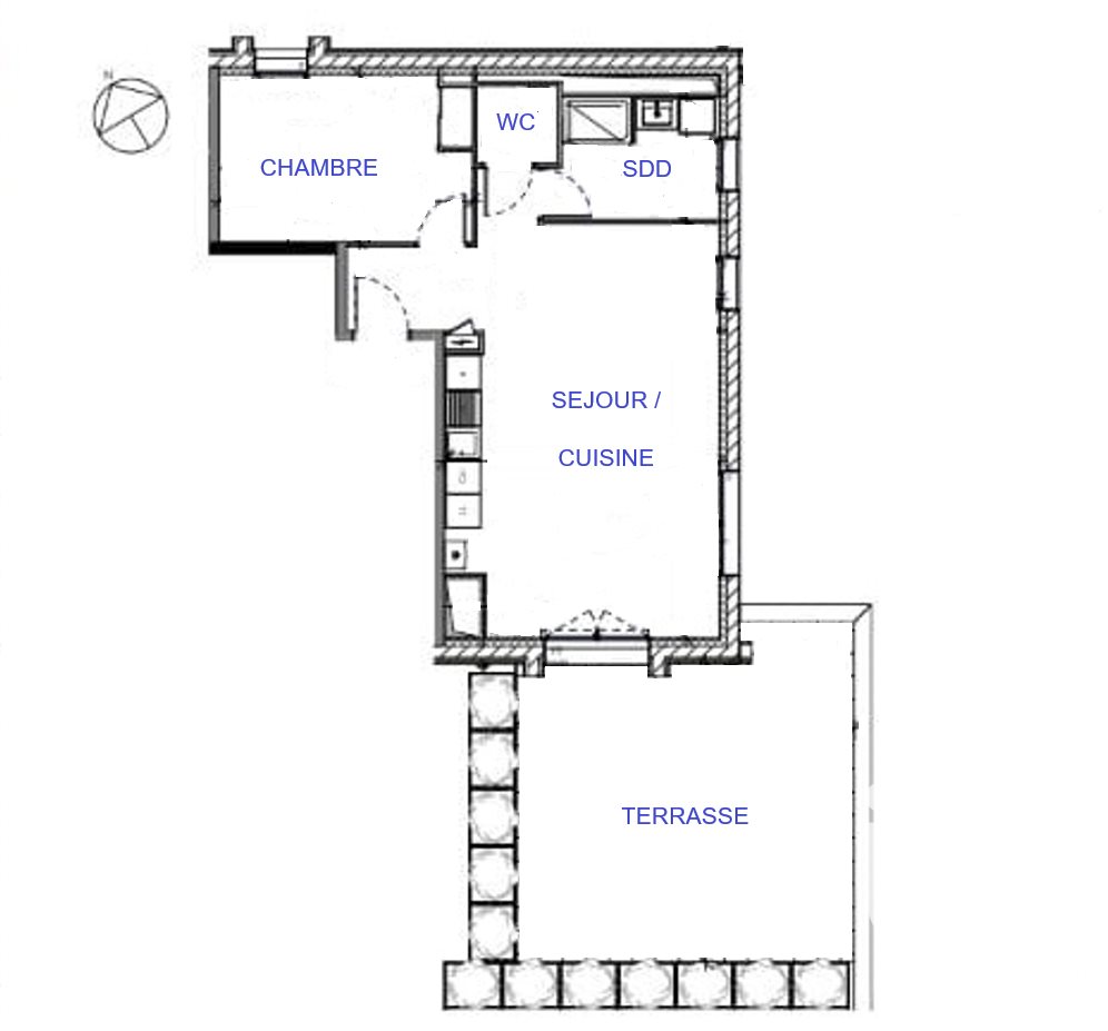 Appartement à vendre, 56m², Honfleur