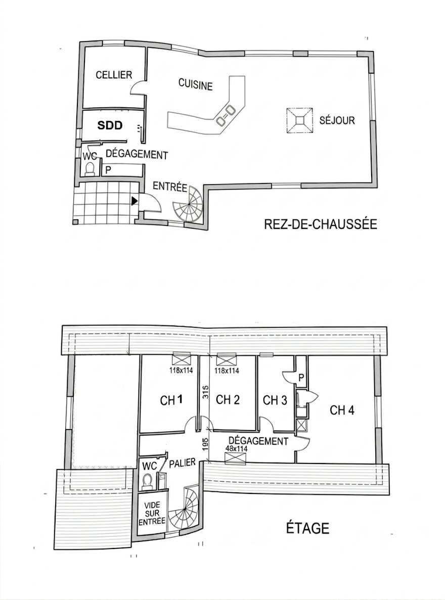 Maison à vendre, 155m², Pont-l'Evêque