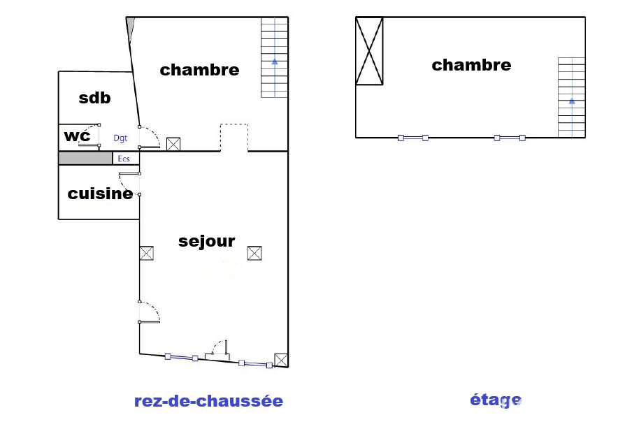 Appartement à vendre, 53m², Honfleur