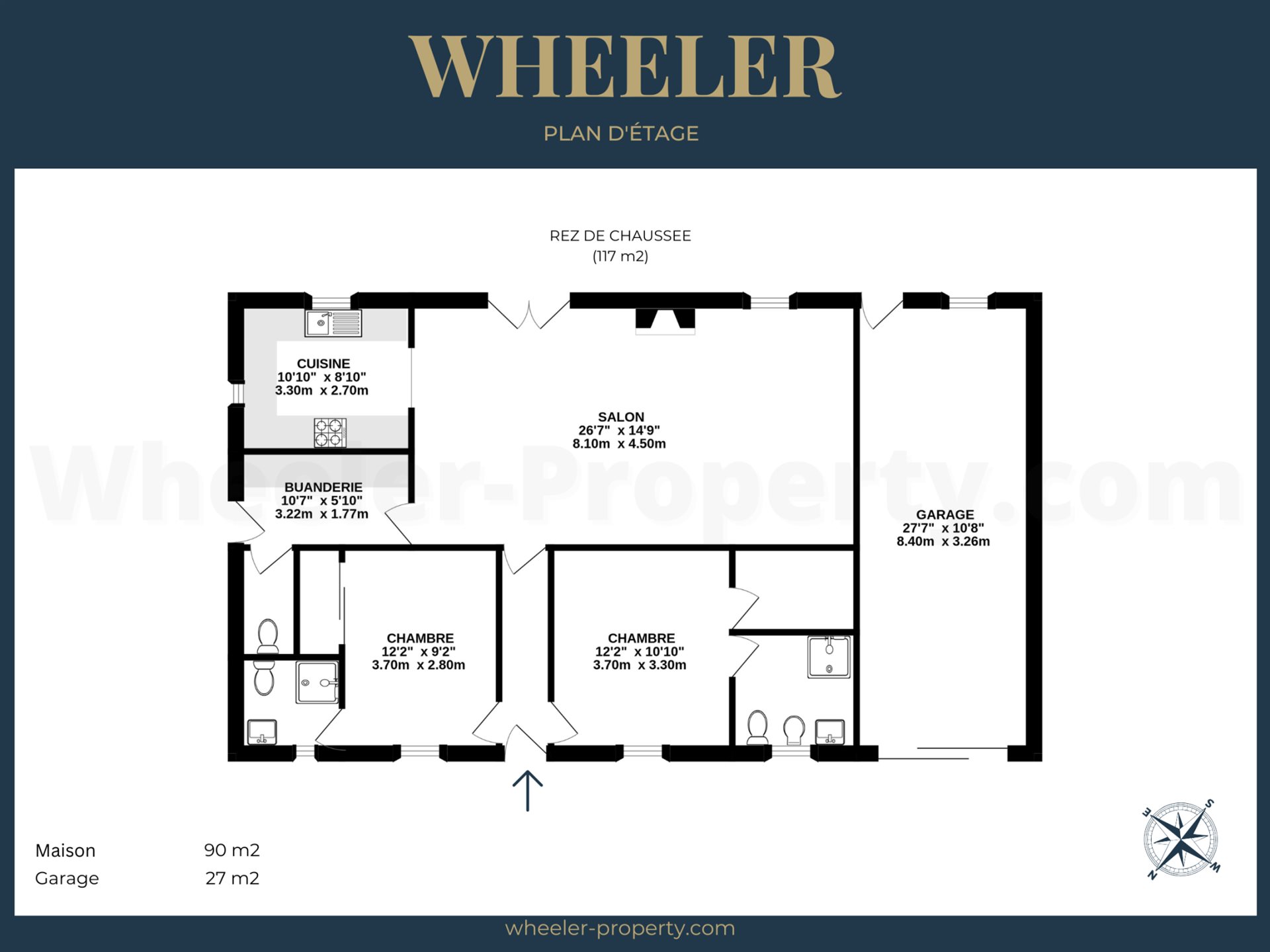 Maison à vendre, 80m², Lauzerte