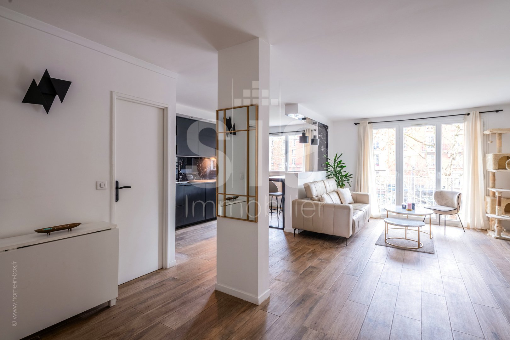 Appartement à vendre, 63m², Paris 20ème