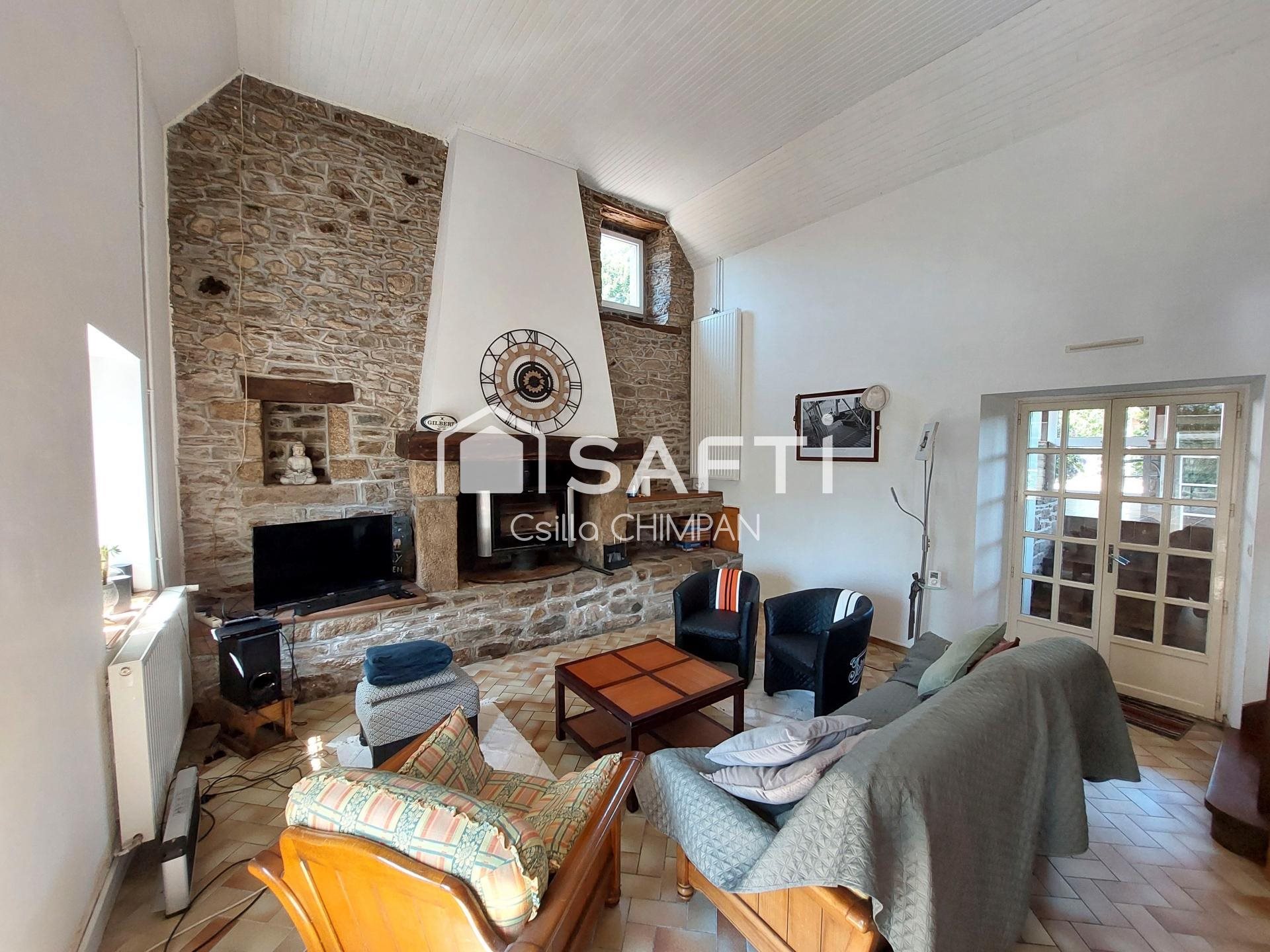 Maison à vendre, 136m², Pont-Melvez