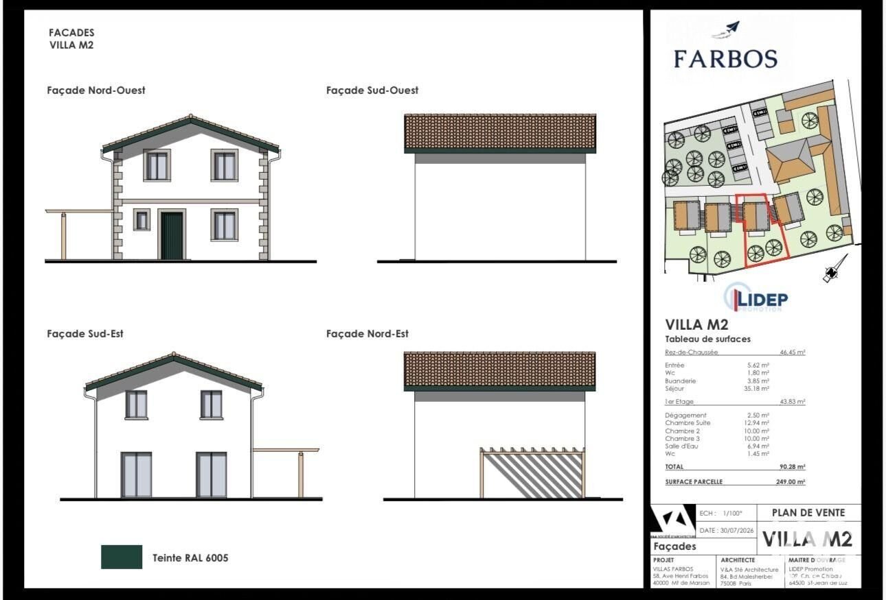 Maison à vendre, 90m², Mont-de-Marsan