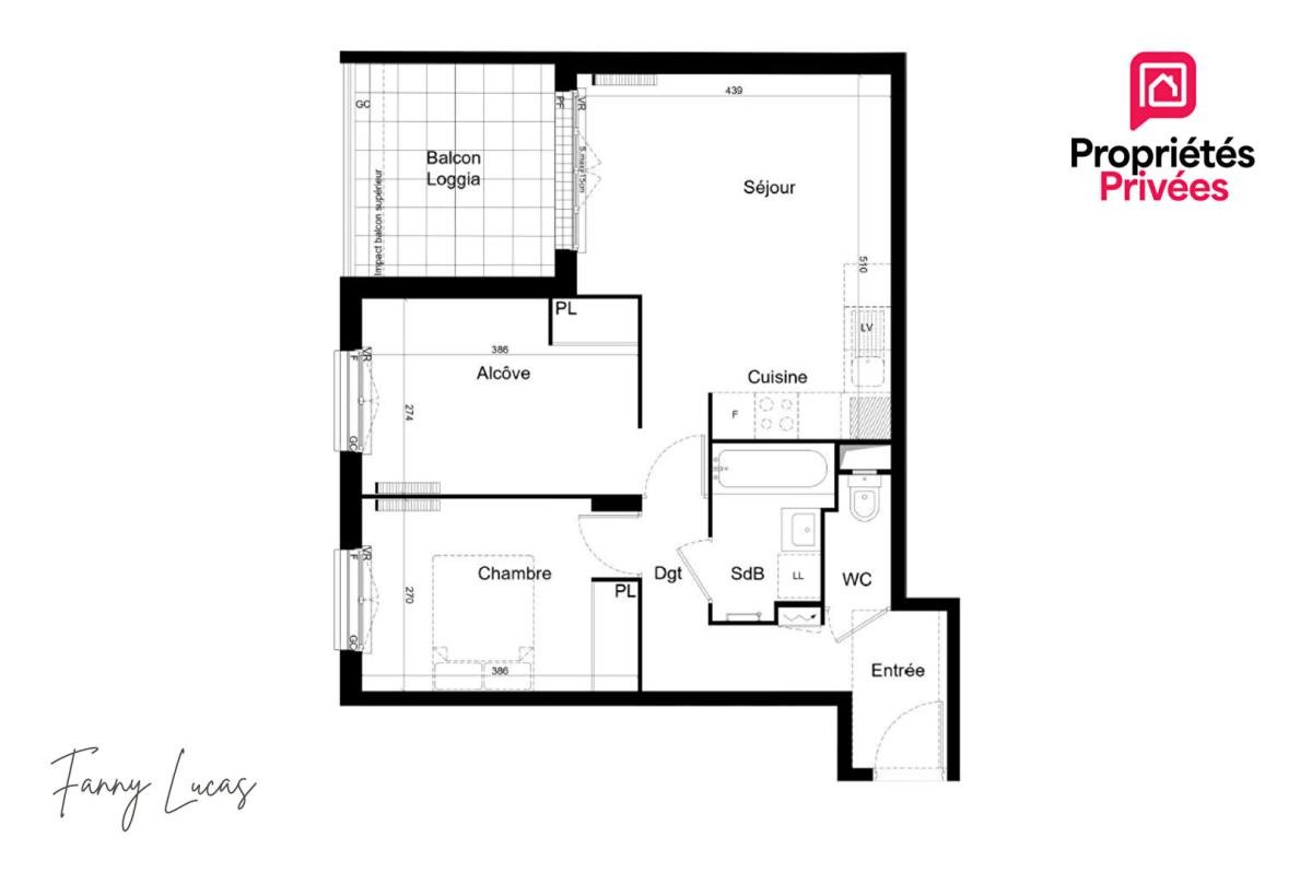 Appartement à vendre, 54m², Montlhéry