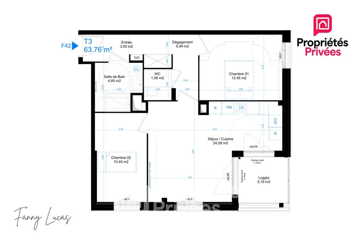 Appartement à vendre, 63m², Gif-sur-Yvette