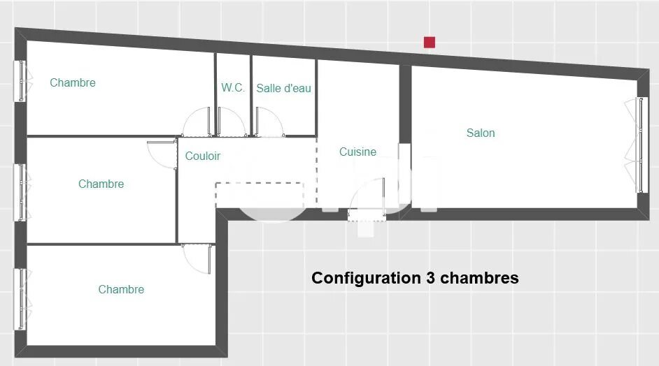 Appartement à vendre, 63m², Paris 11ème
