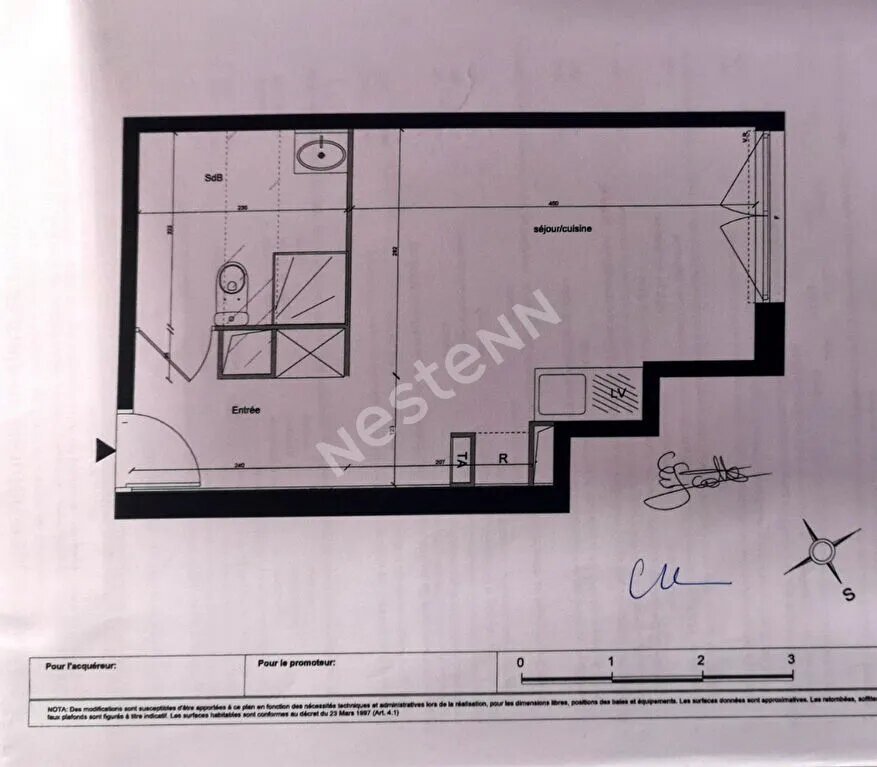 Appartement à vendre, 25m², Fresnes