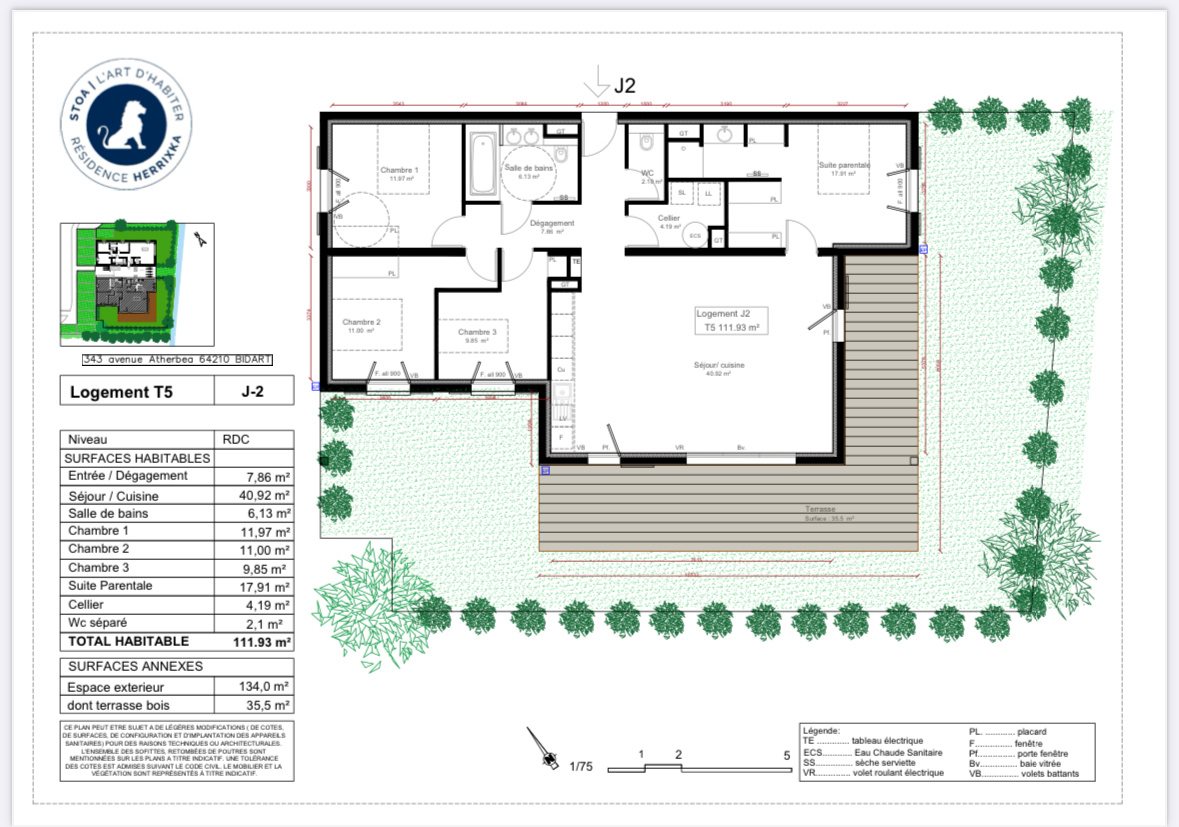 Maison à vendre, 111m², Bidart