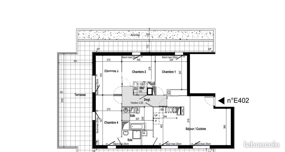 Appartement à vendre, 107m², Brignais