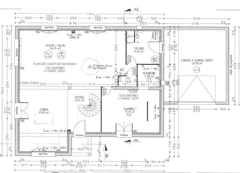 Maison à vendre, 127m², Dives-sur-Mer
