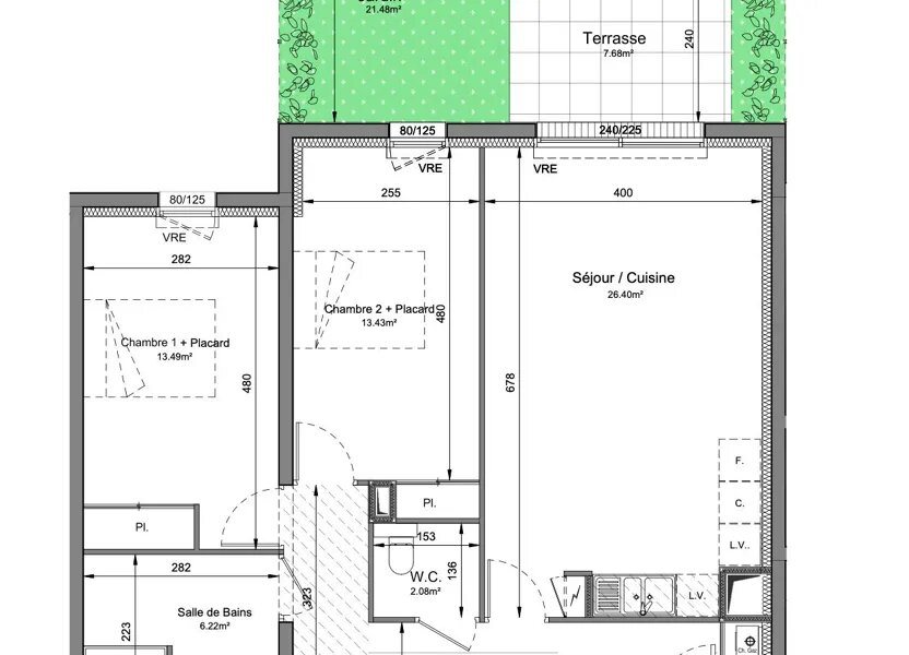 Appartement à vendre, 72m², Pornichet