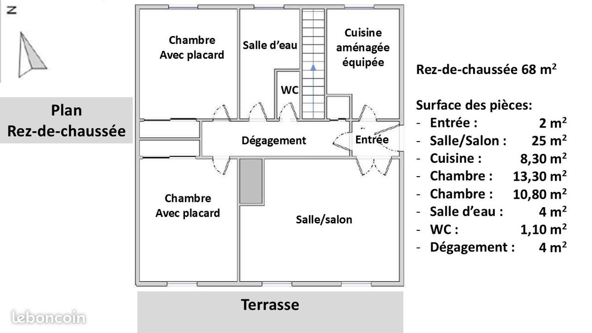 Maison à vendre, 80m², Hermanville-sur-Mer