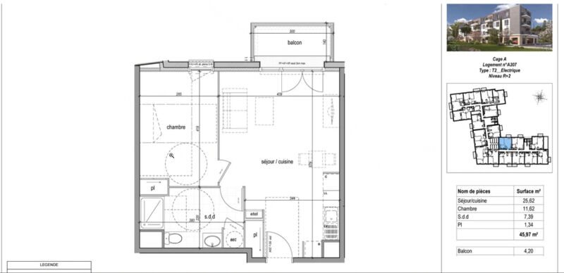 Appartement à louer, 45m², Saint-Aubin-lès-Elbeuf