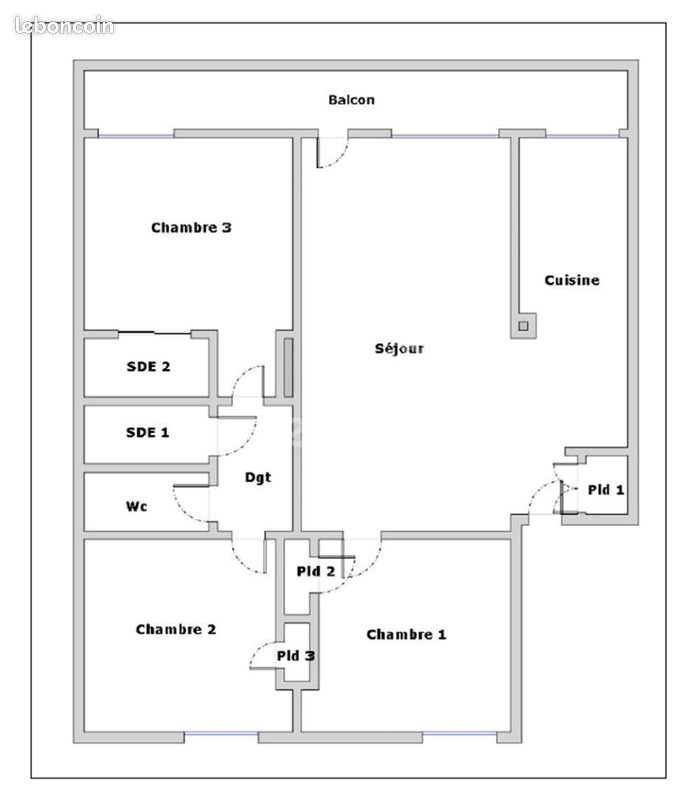 Appartement à vendre, 65m², Nancy