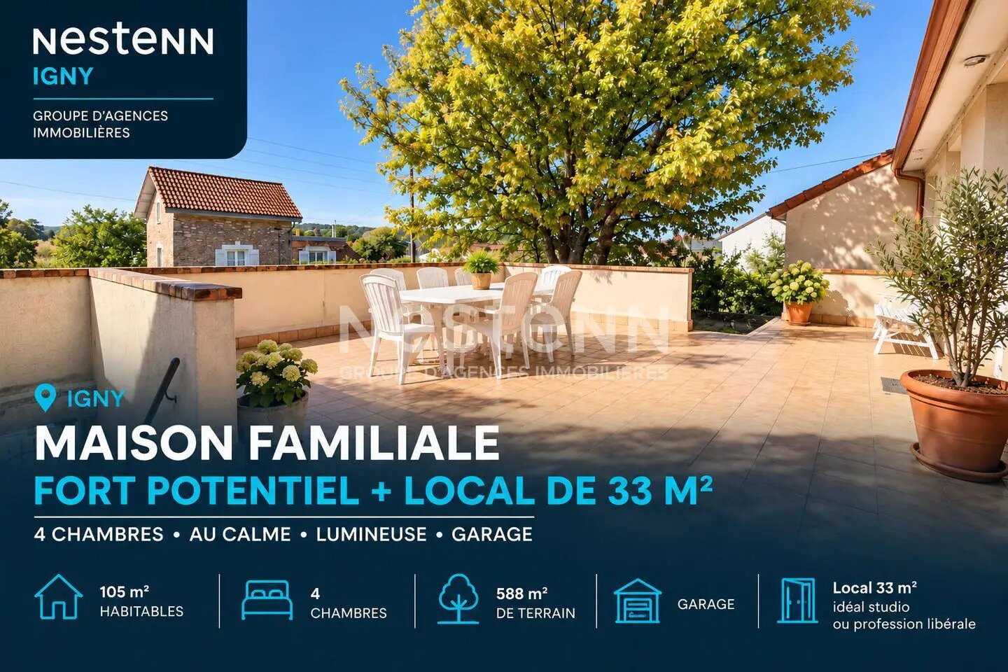 Maison à vendre, 105m², Igny
