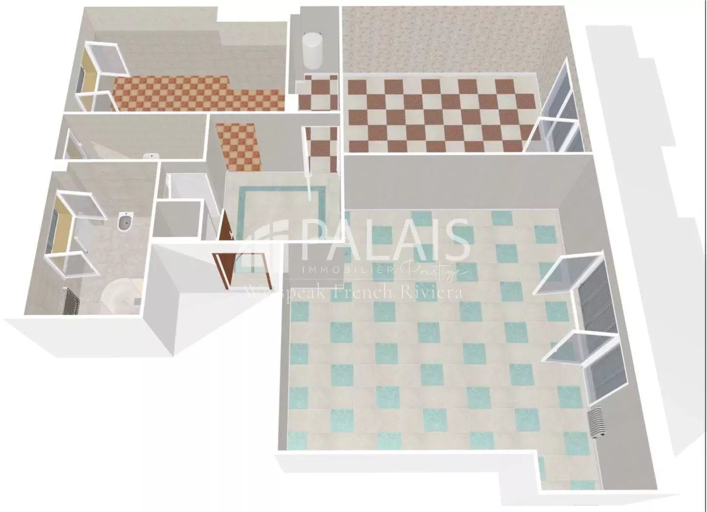 Appartement à vendre, 67m², Menton