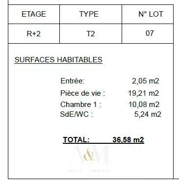 Appartement à vendre, 39m², Sète