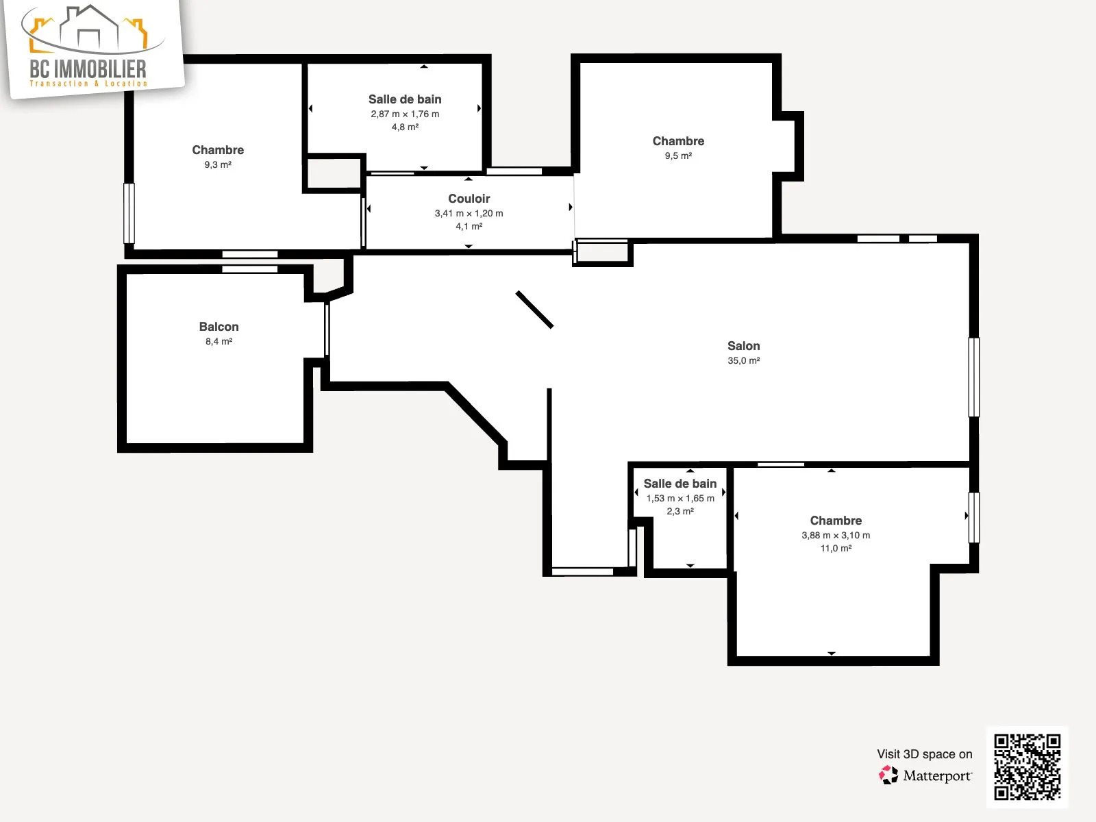 Appartement à vendre, 79m², Ferney-Voltaire