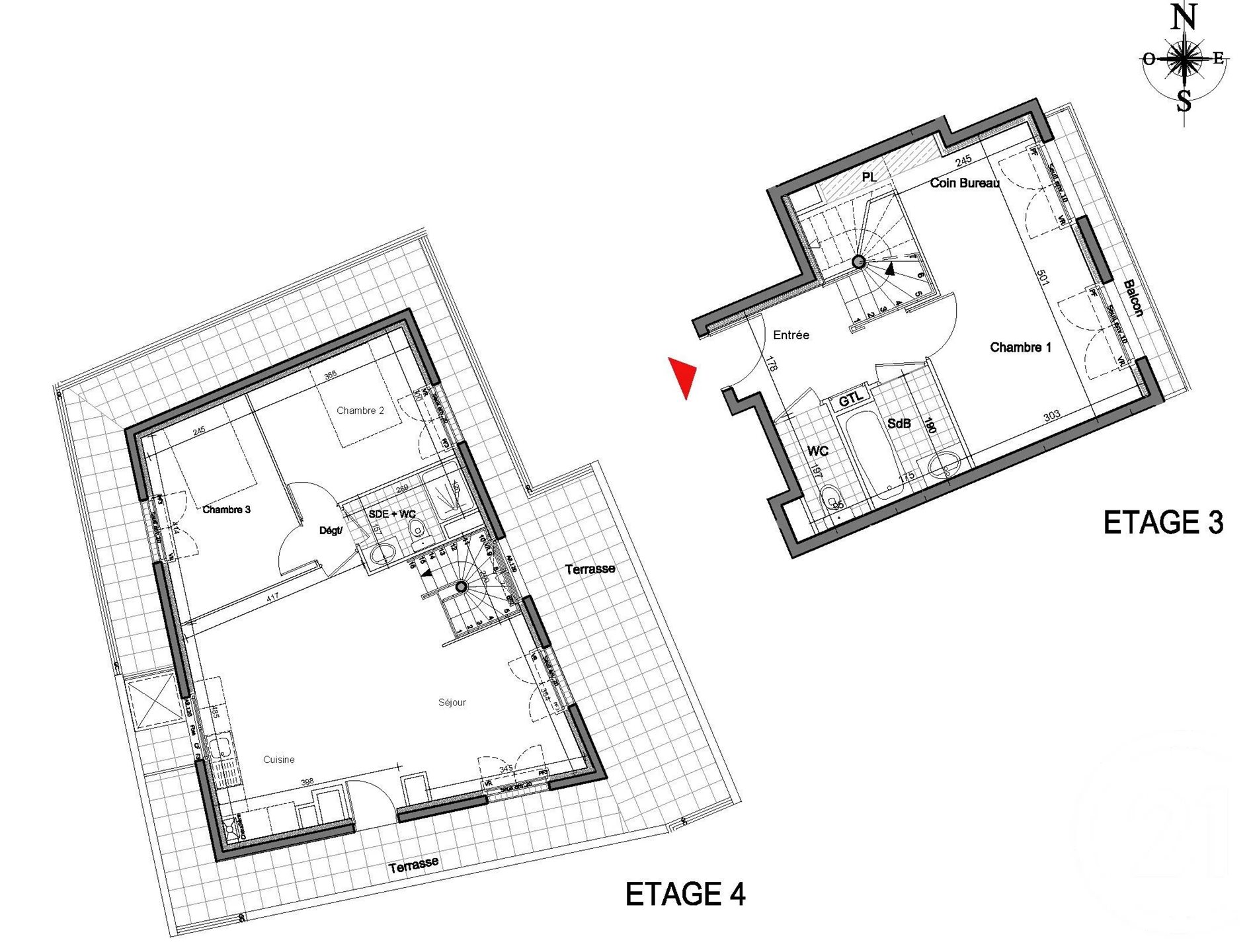Appartement à vendre, 88m², Thiais