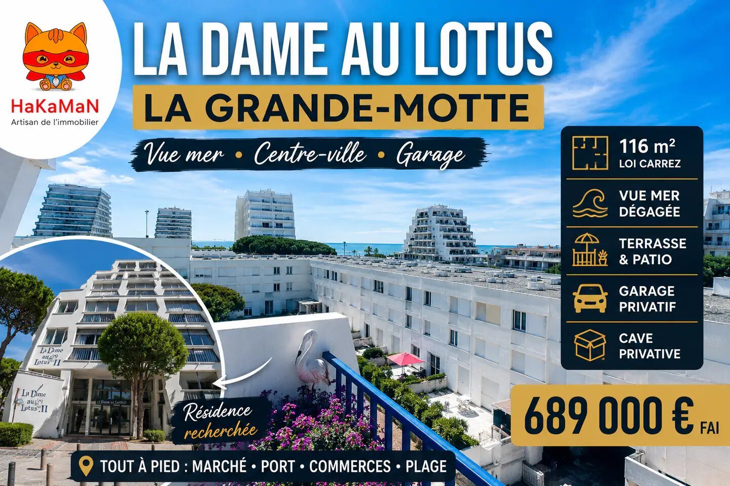 Appartement à vendre, 141m², La Grande-Motte